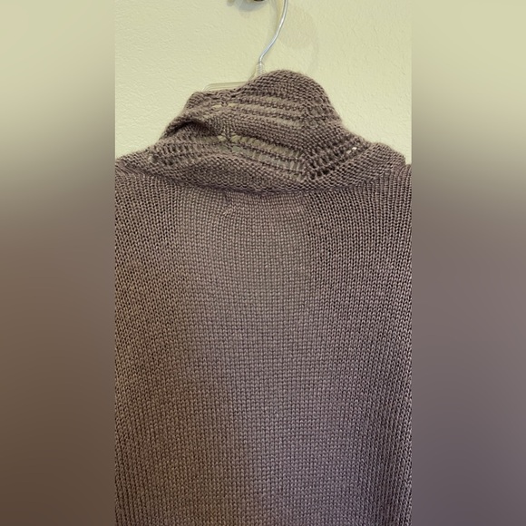 Decree Waterfall Cardigan Sweater Trumpet Sleeve L - Picture 14 of 16